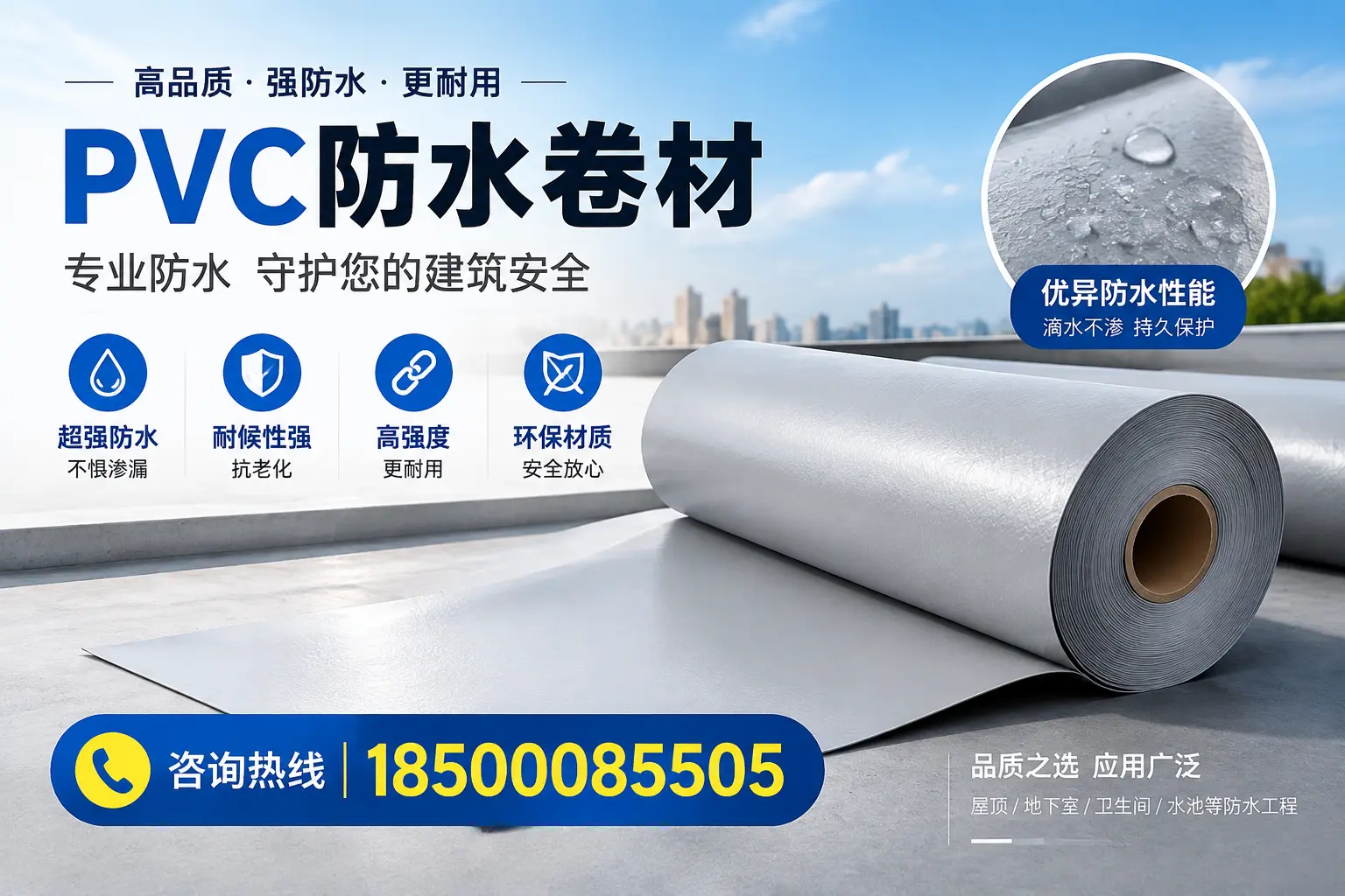 吕梁地区pvc防水卷材的市场现状与发展趋势